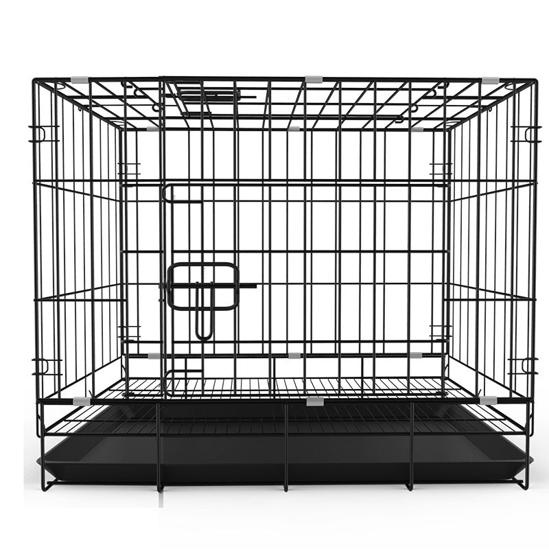 Dog Pet Cage Folding Encryption Bold