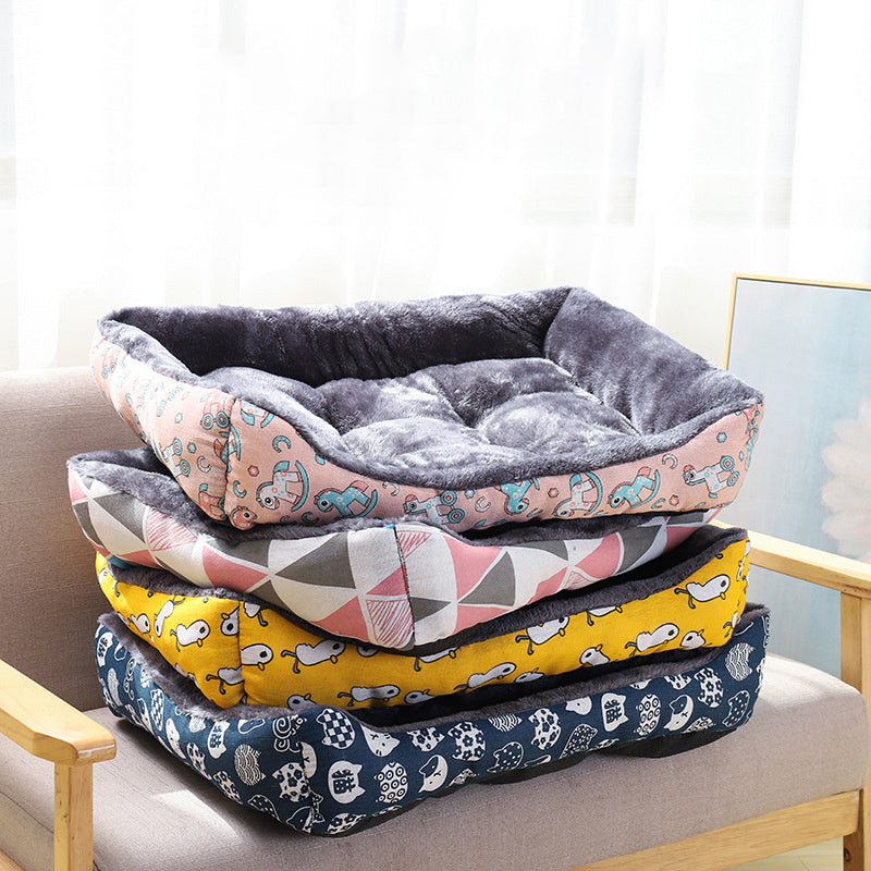 Winter Warm Pet Dog Supplies Bed