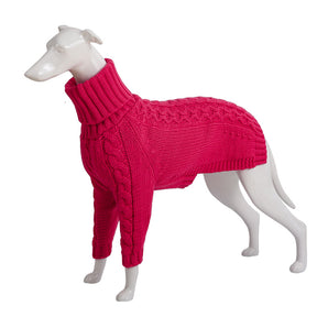 Winter Solid High Collar Dog Sweater Pet Products