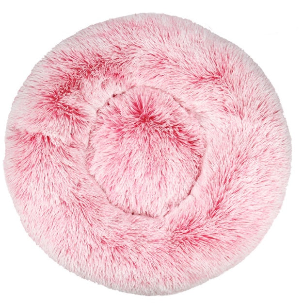 Plush Warm Dog Bed In Winter